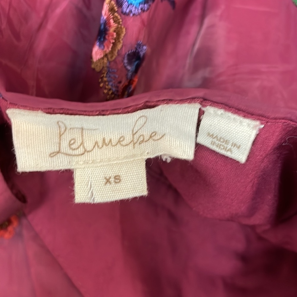 New Let Me Be Embroidered Maxi Dress By Anthropologie!!🔥🔥🔥 - Picture 14 of 16